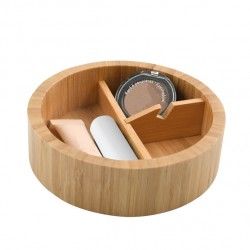 Miroir & Boà®te à bijoux Bambou ovale ALAIS Spirella