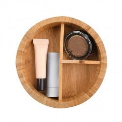 ALAIS Spirella Oval Bamboo Mirror & Jewelry Box