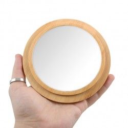 ALAIS Spirella Oval Bamboo Mirror & Jewelry Box