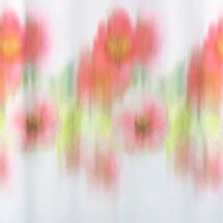 Polyester Shower curtain FIOR 180x180cm Motis flowers Elements by Spirella