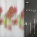 cortina de ducha Poliéster FIOR 180x200cm Motis flores Elements de Spirella