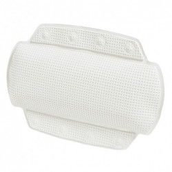 Cojín  cabeza  de bañera de PVC ALASKA 32x23cm Blanco Spirella
