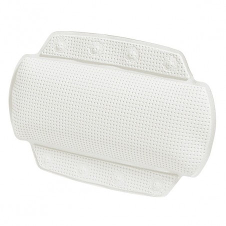 Cojín  cabeza  de bañera de PVC ALASKA 32x23cm Blanco Spirella