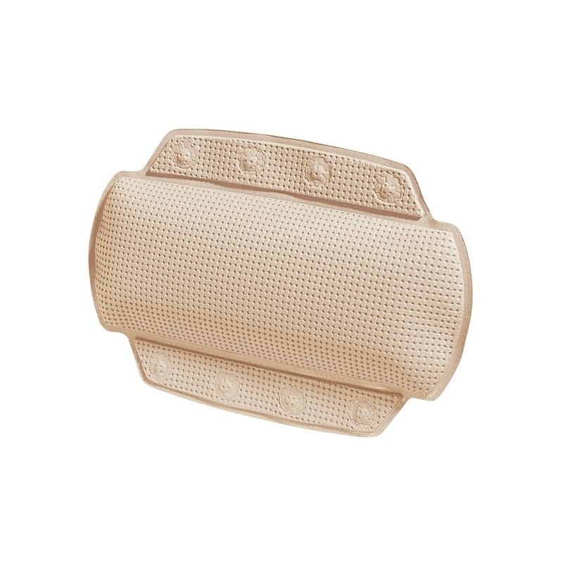 Spirella Badewannenkissen PVC ALASKA 32x23cm Beige
