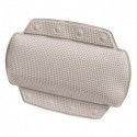 Cojín  cabeza de baño de PVC ALASKA 32x23cm Topo Spirella
