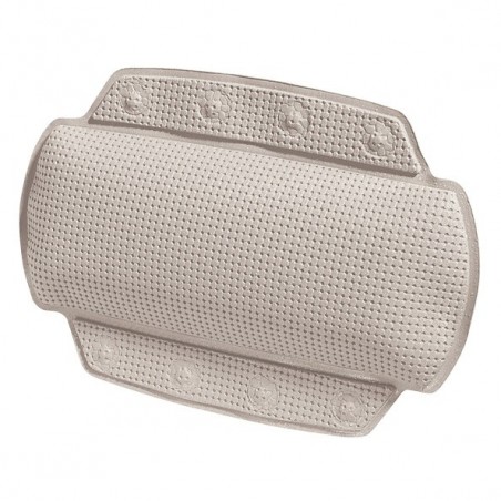coussin de baignoire PVC ALASKA 32x23cm Taupe Spirella