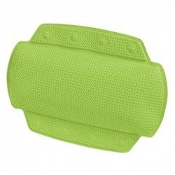 Cojín  cabeza de baño de PVC ALASKA 32x23cm Verde kiwi Spirella