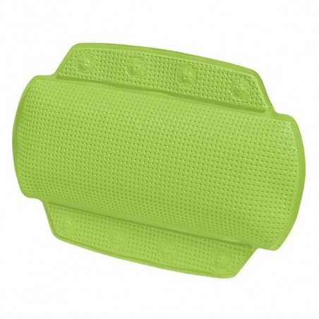 Cojín  cabeza de baño de PVC ALASKA 32x23cm Verde kiwi Spirella