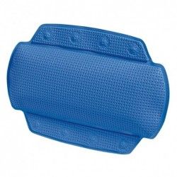 Cojín  cabeza de bañera de PVC ALASKA 32x23cm Azul eléctrico Spirella