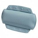 Cojín  cabeza de baño de PVC ALASKA 32x23cm Spirella Gris