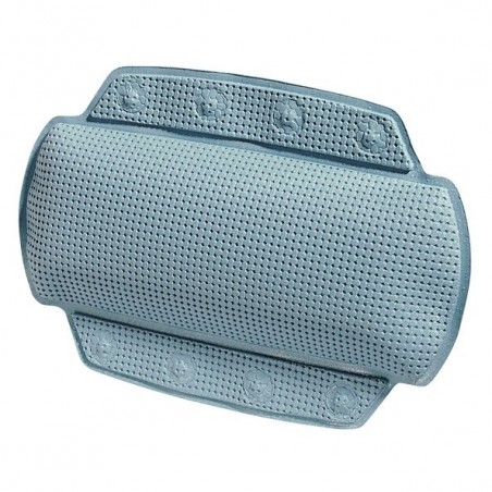 Cojín  cabeza de baño de PVC ALASKA 32x23cm Spirella Gris