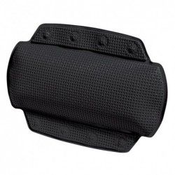 Cojín  cabeza de baño de PVC ALASKA 32x23cm Negro Spirella