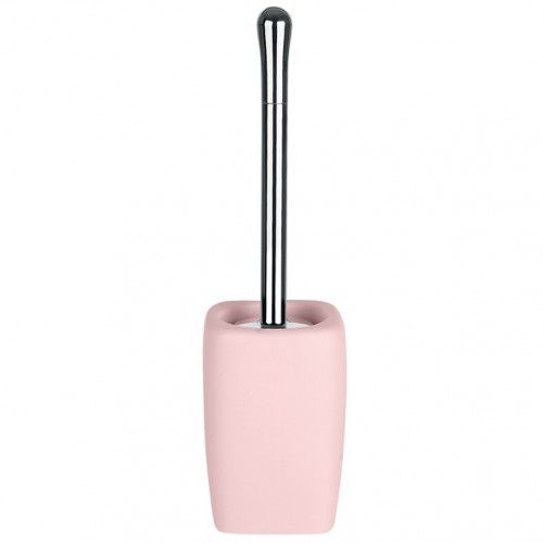 Escobillero con soporte cerámico RETRO Rosa Pastel Spirella