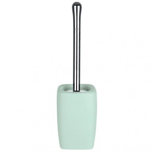 Escobillero con soporte cerámico RETRO Verde Pastel Spirella