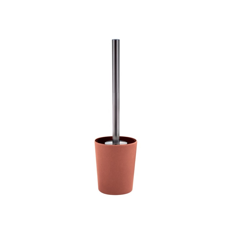 Toilet brush with Bamboo Fiber holder TAKEO Terracotta Spirella