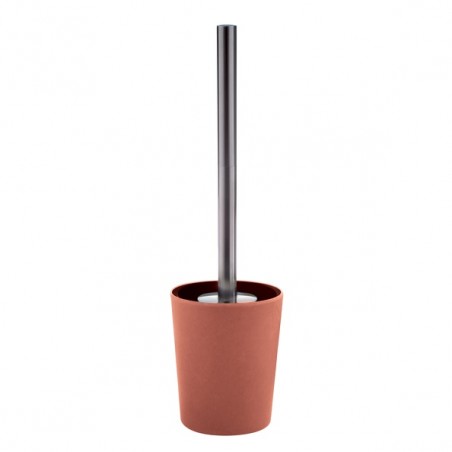 Toilet brush with Bamboo Fiber holder TAKEO Terracotta Spirella