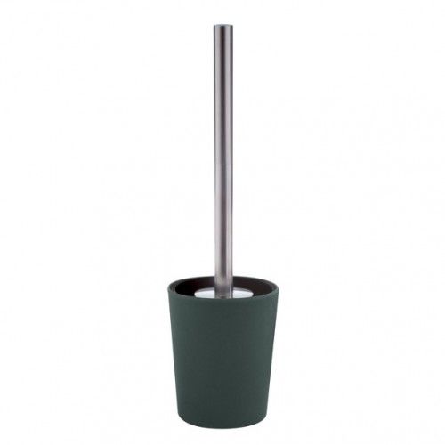 Escobillero con Soporte Fibras de Bambú TAKEO  Verde Oscuro Spirella