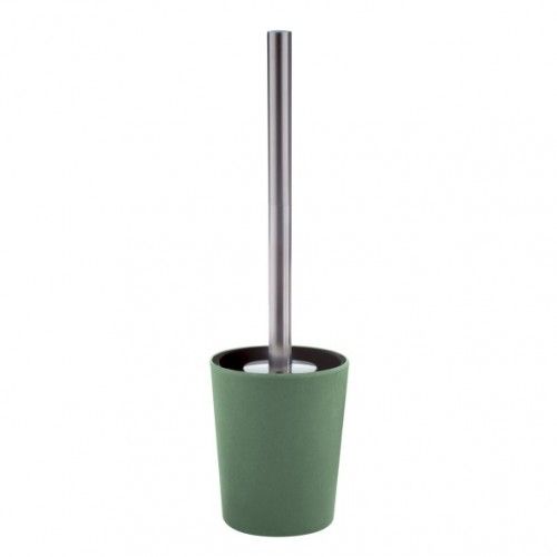 Toilet Brush with Bamboo Fiber Holder TAKEO Green Basil Spirella