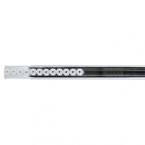 Rod bar for extendable shower curtain or bathtub without drilling in Aluminum SURPRISE 75-125cm Gray Spirella