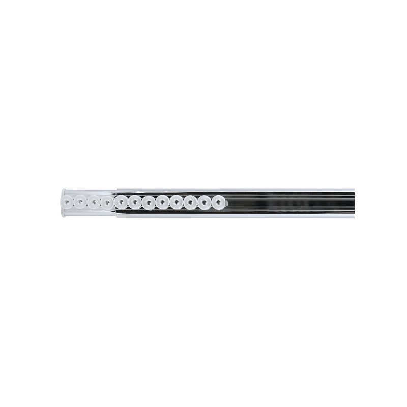 Barra para cortina de ducha o bañera extensible sin taladrar en Aluminio SURPRISE 75-125cm  Gris Spirella