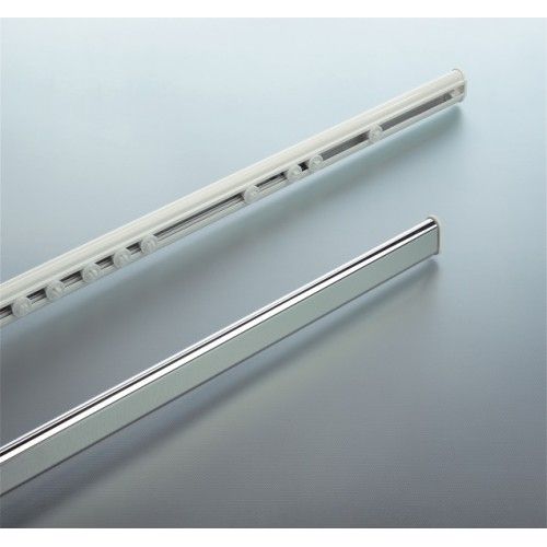 Barra para cortina de ducha o bañera extensible sin taladrar en Aluminio SURPRISE 125-210cm Gris Spirella
