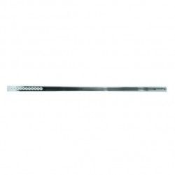 Rod bar for extendable shower curtain or bathtub without drilling in Aluminum SURPRISE 125-210cm Spirella Gray