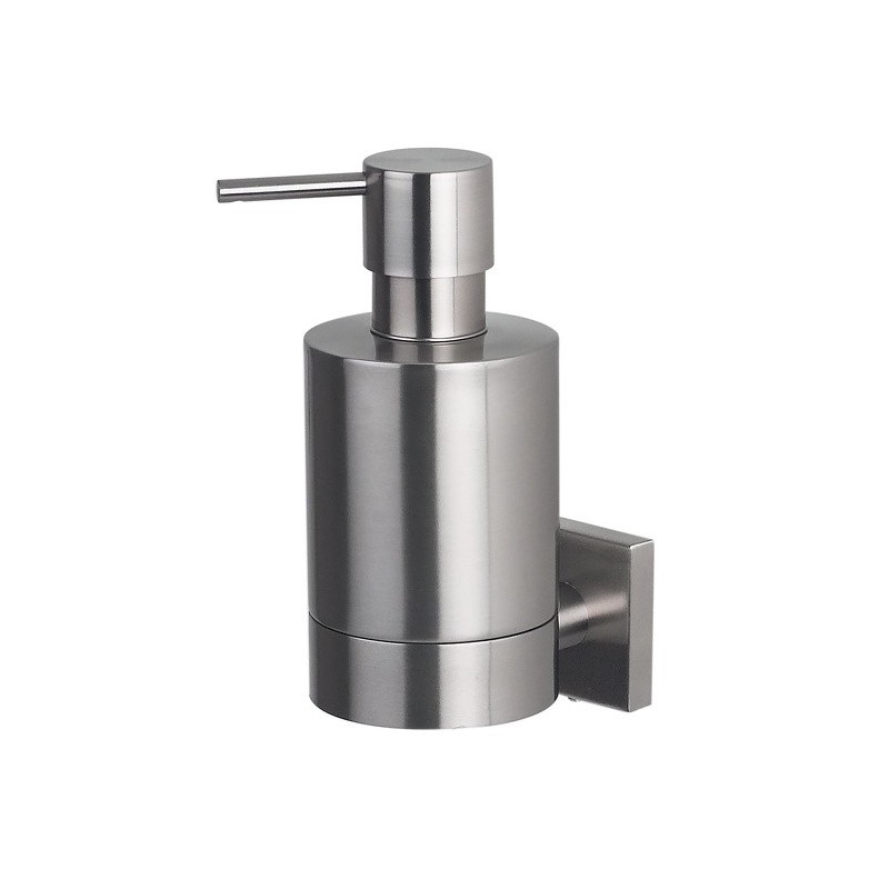 Soap dispenser to fix Chrome-plated stainless steel NYO Spirella Gray