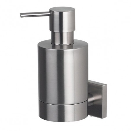 Soap dispenser to fix Chrome-plated stainless steel NYO Spirella Gray