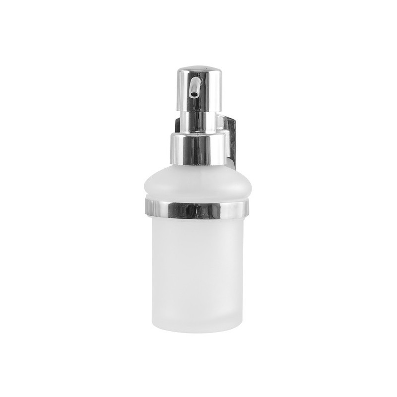 Dispensador de Jabón para Fijar Vidrio y Cromo TAKU Transparente Spirella
