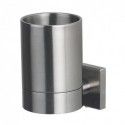 Clip-on tumbler Chrome-plated stainless steel NYO Gray Spirella