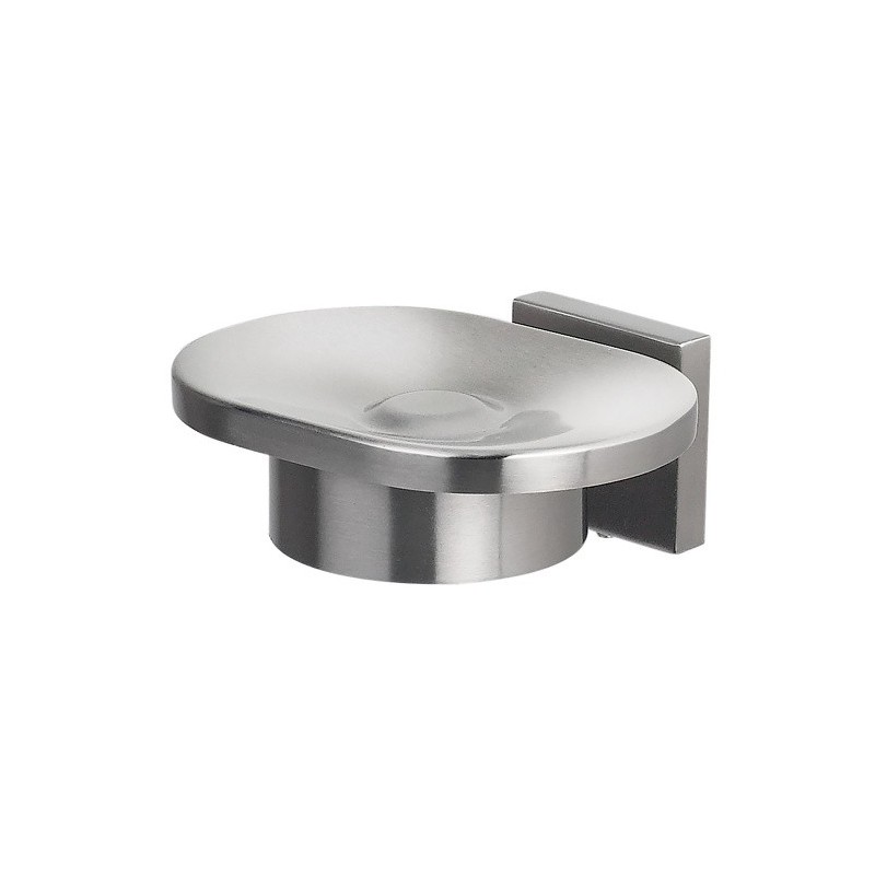 spirella Porte savon à  fixer Acier inoxydable chromé NYO Gris Spirella