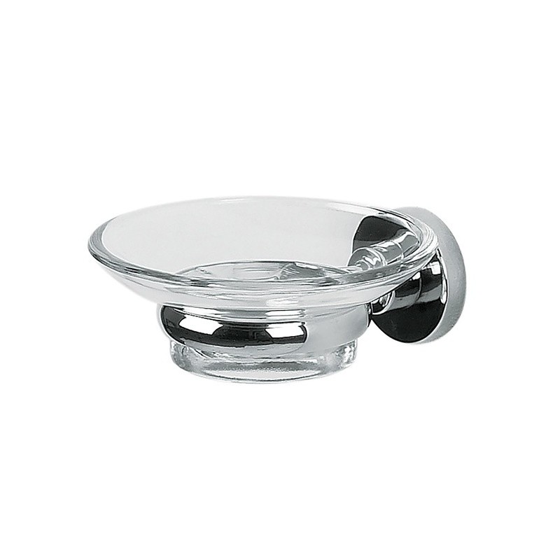 spirella Porte savon à  fixer Verre & Acier Chromé ATLANTIC Transparent Spirella