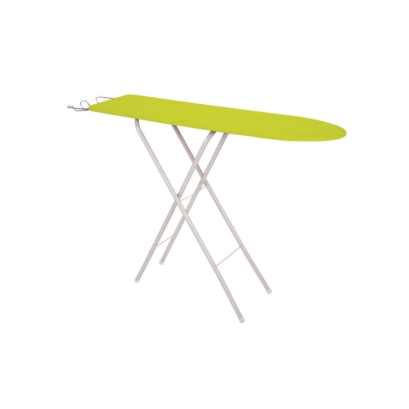 MSV Table à  repasser 122x30x80cm Acier Rose, Vert, Bleu ou motif