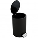 Pedal bin RIKU 5L Stainless Steel Matt Black Spirella