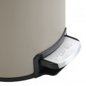 Pedal bin RIKU 5L Stainless Steel Matt Taupe Spirella