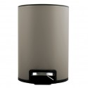 Pedal bin RIKU 5L Stainless Steel Matt Taupe Spirella