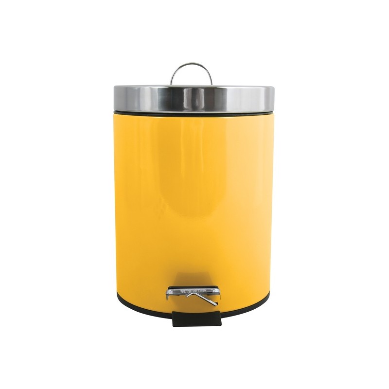 Papelera con pedal acero inoxidable 3L Safran MSV