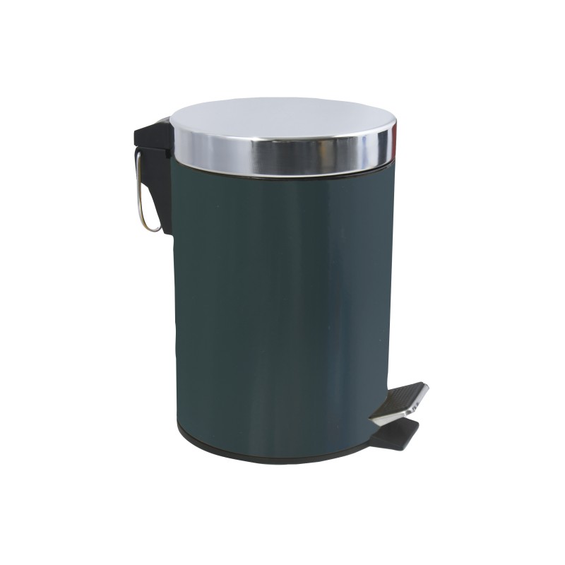 Pedal bin Stainless Steel 3L Dark Green MSV