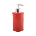 Distributeur de savon Acier HABANA Rouge MSV