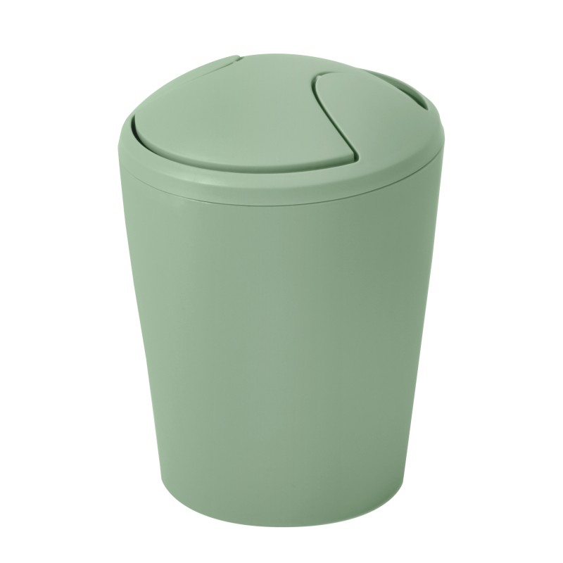 Poubelle à  bascule MOVE 5L Vert Basil Spirella
