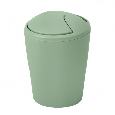 Papelera basculante MOVE 2L Albahaca Verde Spirella