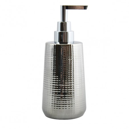Dosatore sapone ceramica DALLAS Argento MSV