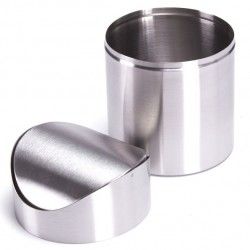 Poubelle à  bascule de table ou cosmétique 1,5L Inox MSV