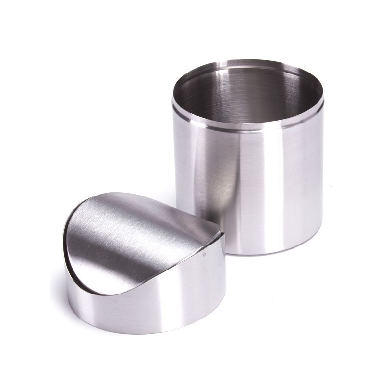 Table or cosmetic tilting bin 1.5L stainless steel MSV