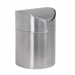 Table or cosmetic tilting bin 1.5L stainless steel MSV