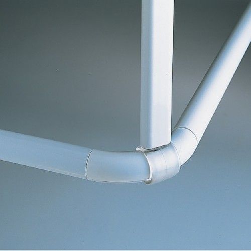 Spirella Support de plafond pour barre de douche modèle MAGIC UNIVERSAL Blanc