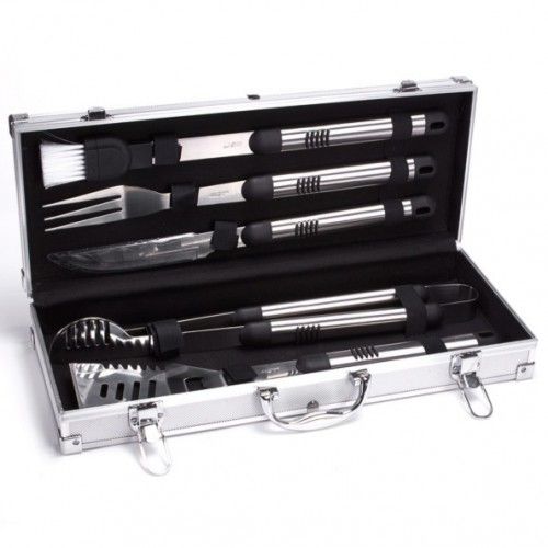 MSV Special Barbecue case x 5 stainless steel items