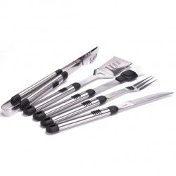 MSV Spezial-Grillkoffer x 5 Edelstahlartikel