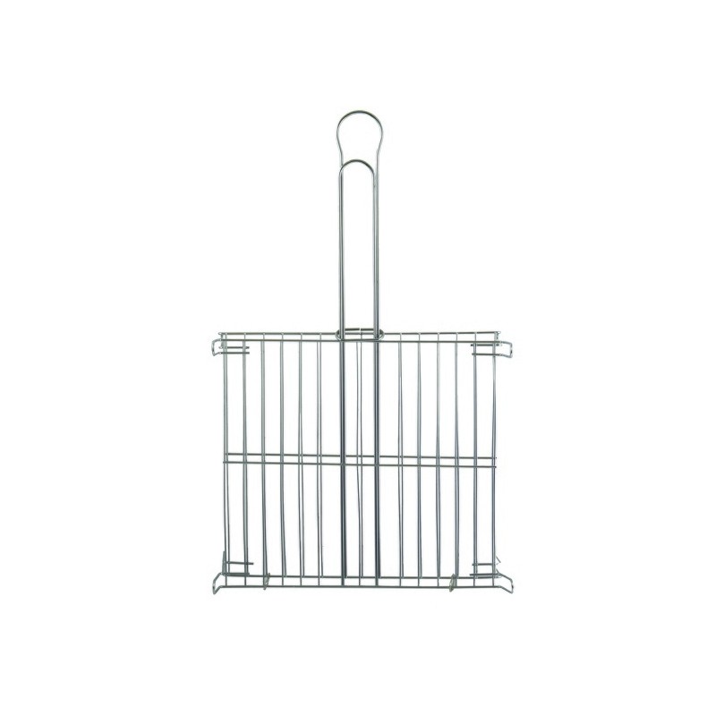 Rectangular barbecue grill with feet 30x35cm Chrome Steel MSV