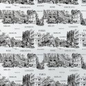 Rideau de douche PEVA PLACES 180x200cm Noir & Blanc Spirella